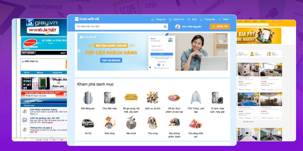 Dịch vụ thiết kế web rao vặt