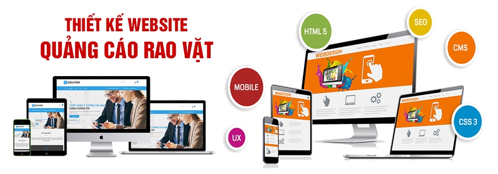 Dịch vụ thiết kế website rao vặt