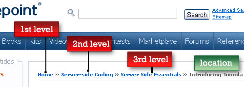 Location based website