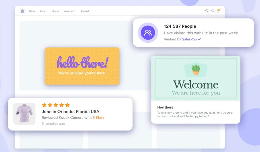 Pop-up website