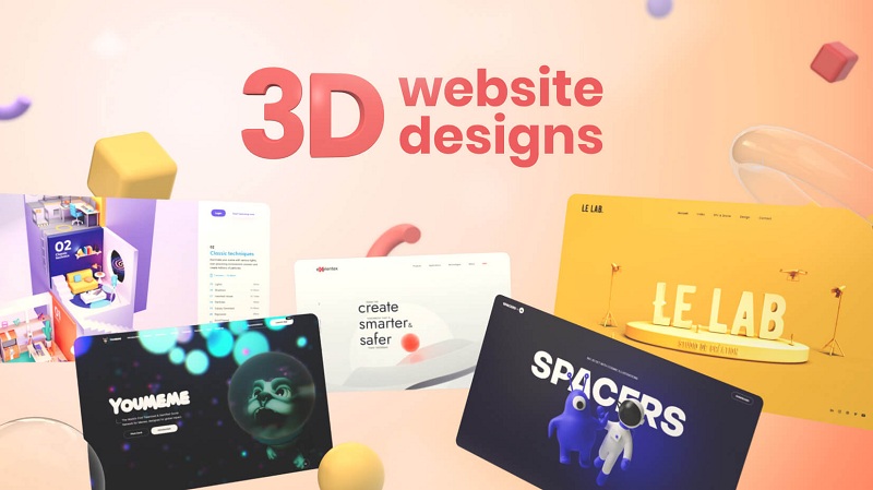 Thiết kế website 3D, website 360 độ, VR, AR ấn tượng