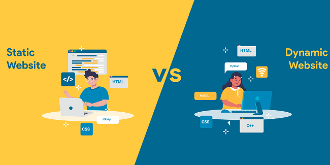 Website tĩnh và động là gì? So sánh sự khác biệt của hai loại web này